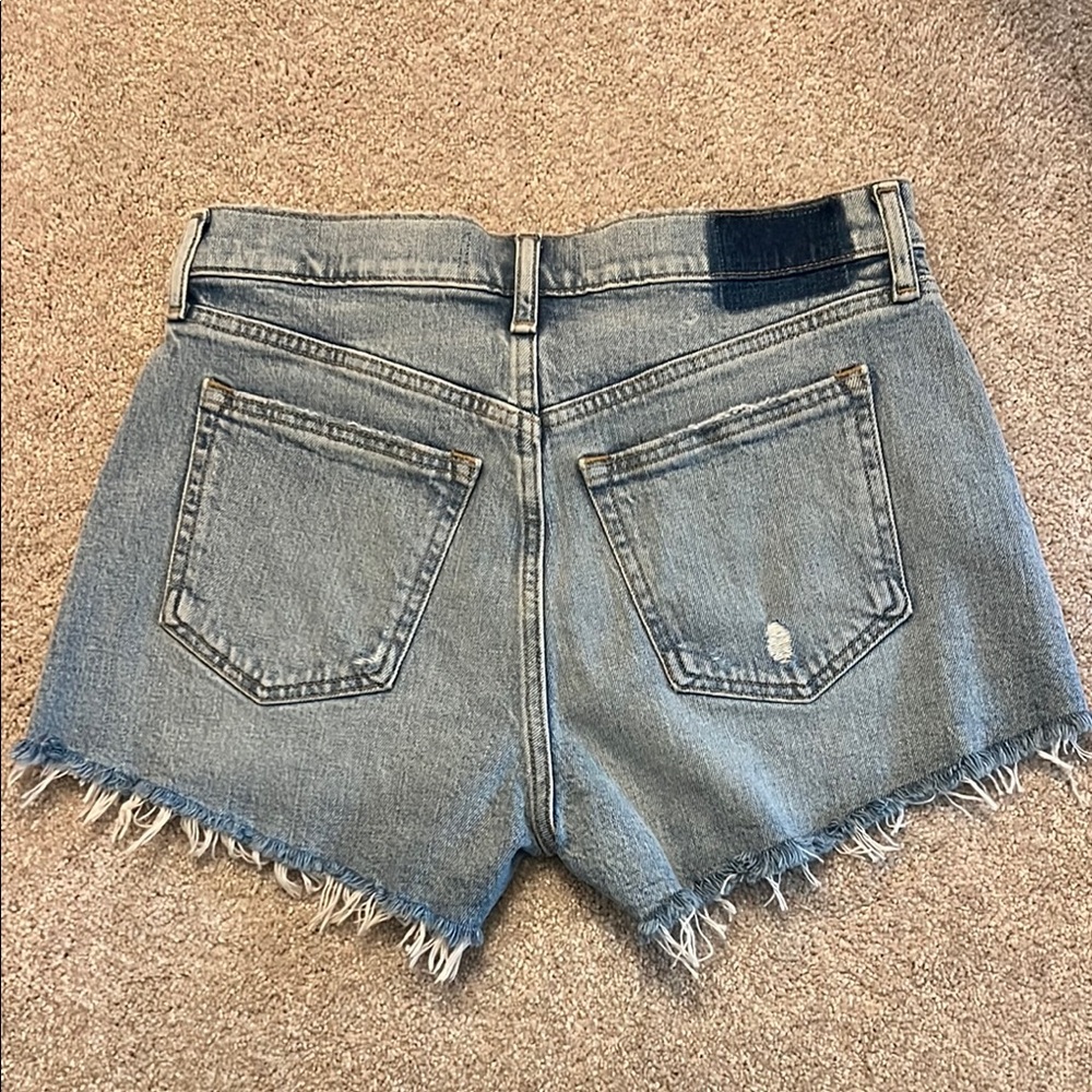 Abercrombie & Fitch Women's Blue Denim Shorts 27 - Picture 3 of 4